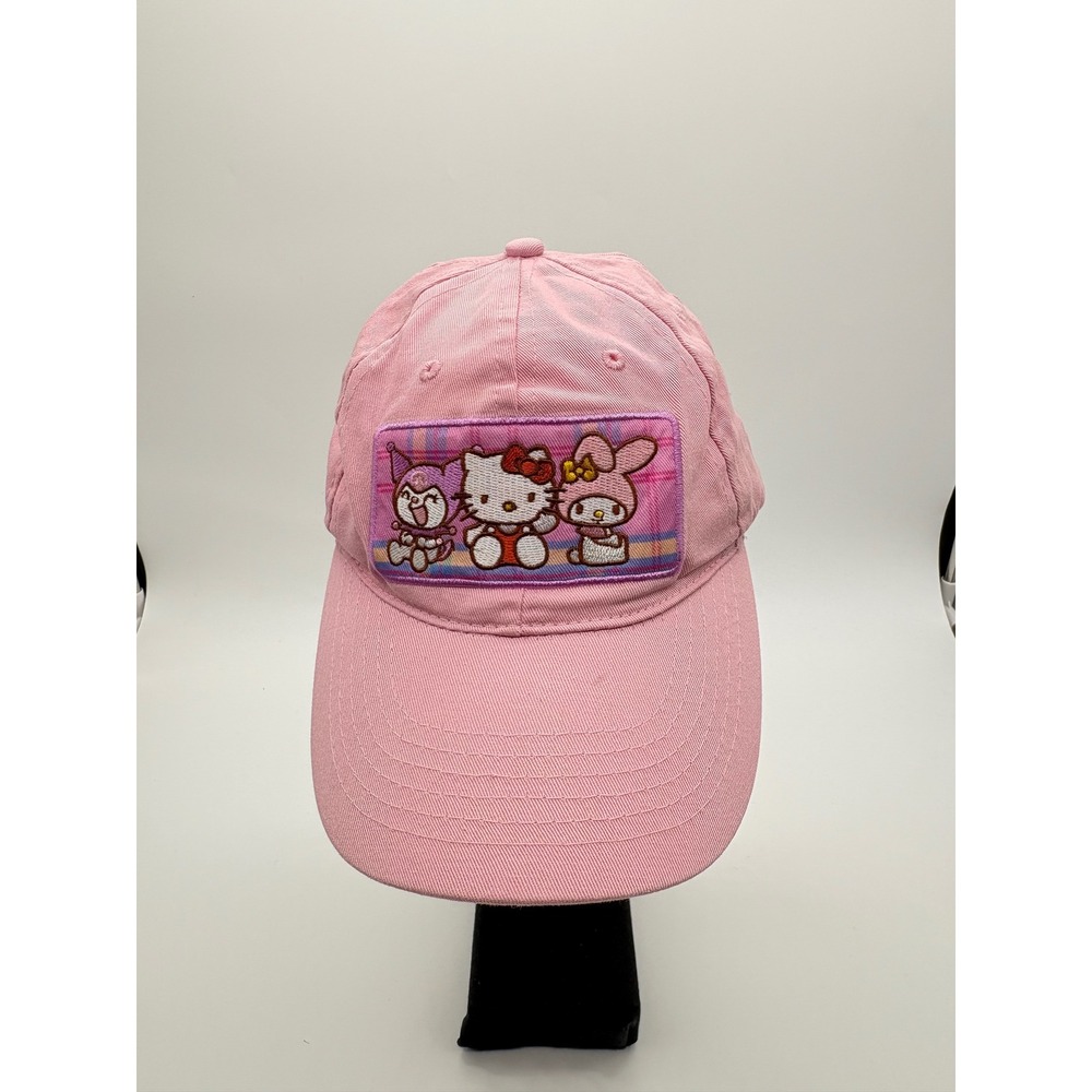 Sanrio Hello Kitty My Melody Kuromi Pink Baseball Cap Hat Adjustable NHA23458
